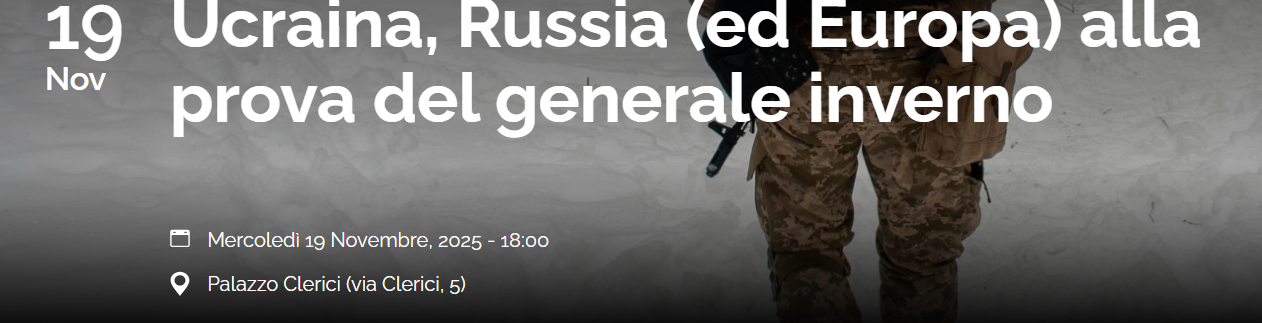 Ucraina, Russia (ed Europa) alla prova del generale inverno